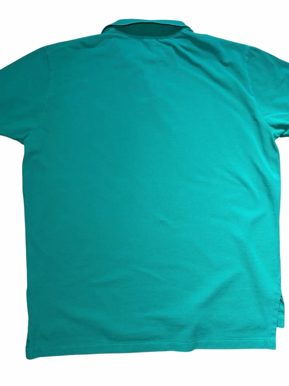 Vintage Polo Ralph Lauren Mens LARGE Green SS Pique Polo USA
